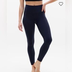 Athleta High Rise Elation 7/8 Leggings Navy Size XL